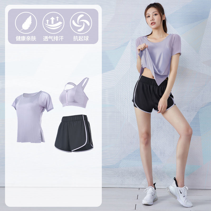 Picture of Yoga Suit Women's Summer Loose Slimming Breathable Quick-drying Clothes Fitness Running Fashion Casual Professional Sportswear