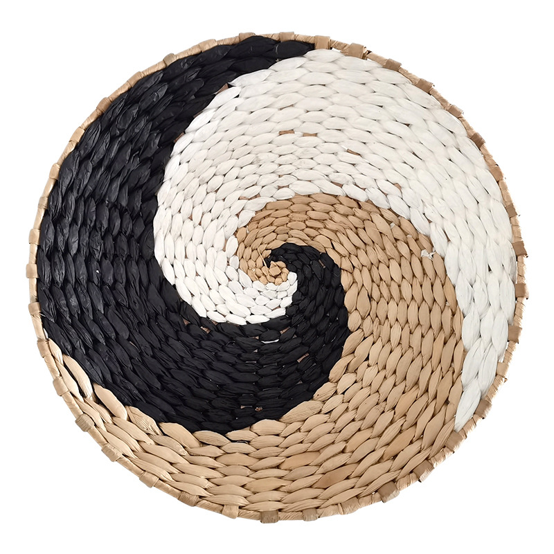Picture of Bohemian Style Wall Decoration Straw Wall Decoration Background Wall Decoration Wall Hanging Sofa Bedside Hand-woven Wall Hanging