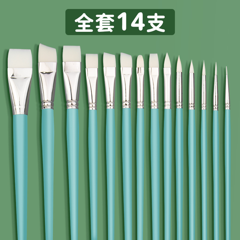 Picture of Special painting brush suit face painting embossing pen children's face color line pen cross-border 10 watercolor brushes