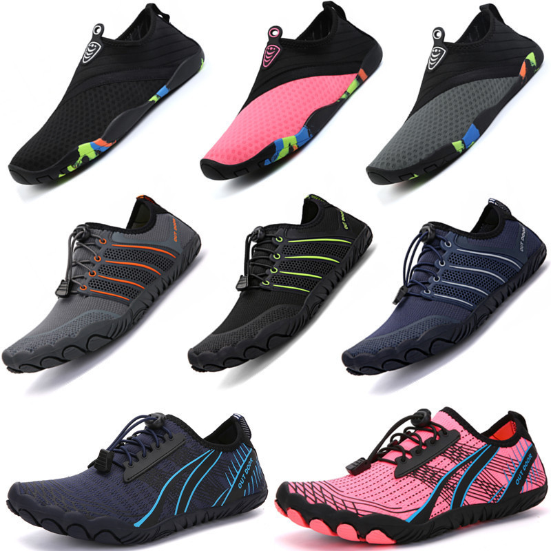 Cross-border Brook wading couple women snorkeling five-finger shoes mountaineering diving Beach Fitness Swimming shoes fishing shoes