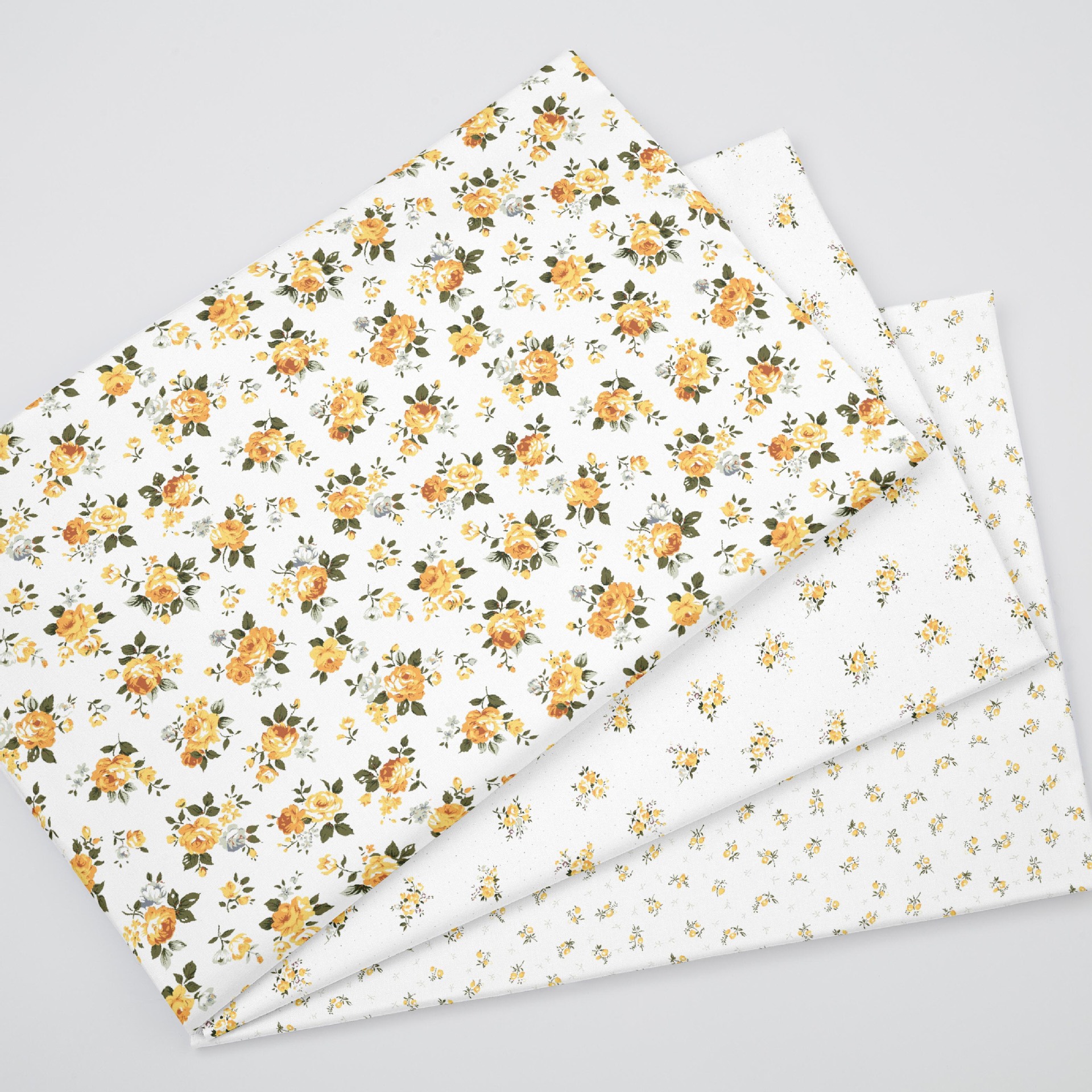 Wholesale Supply of 133*72 Twill Printed Fabric Cartoon Flower 40 Count Cotton Fabric 1.6m Width