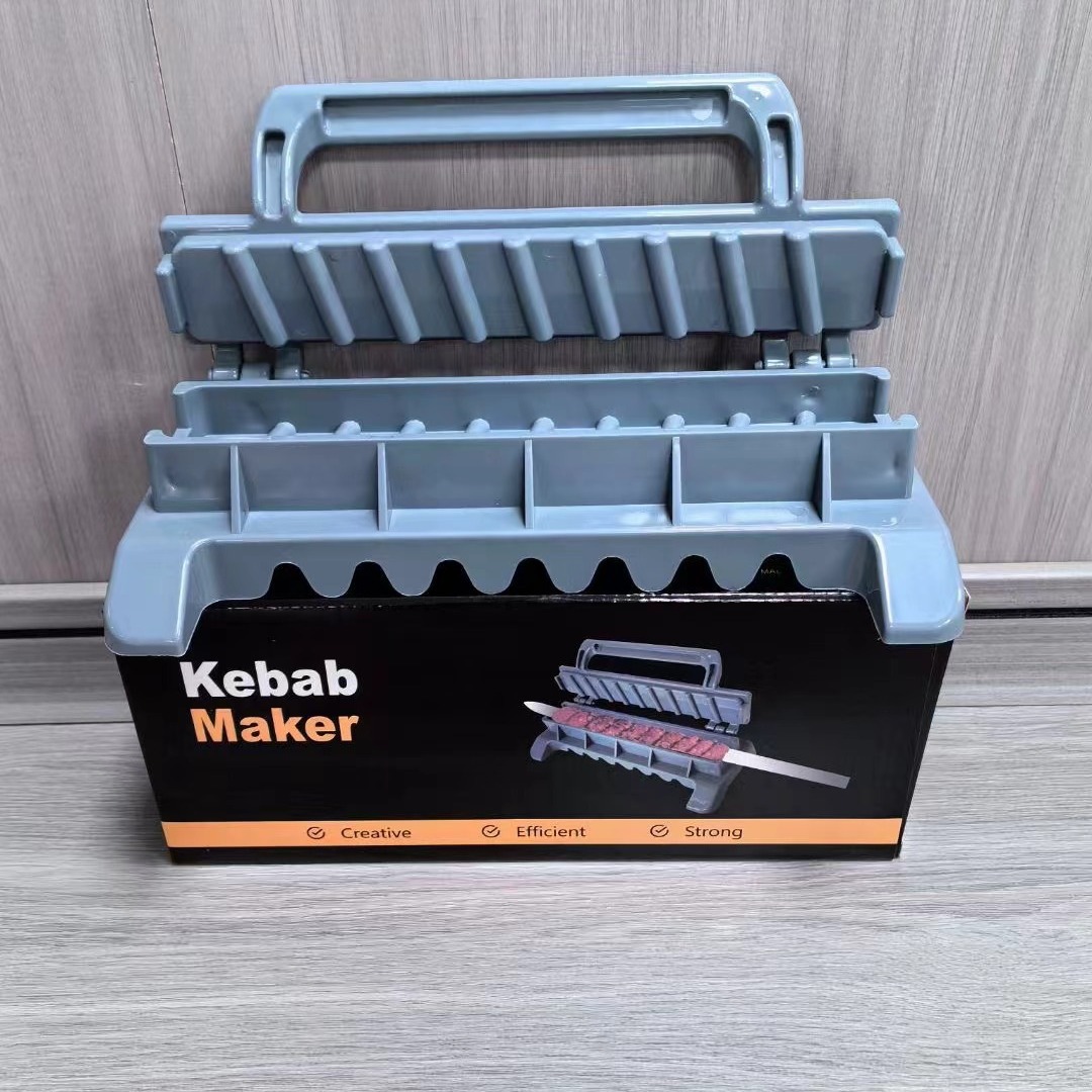 Cross-border portable folding barbecue mold skewers barbecue skewers outdoor barbecue utility manufacturers in stock
