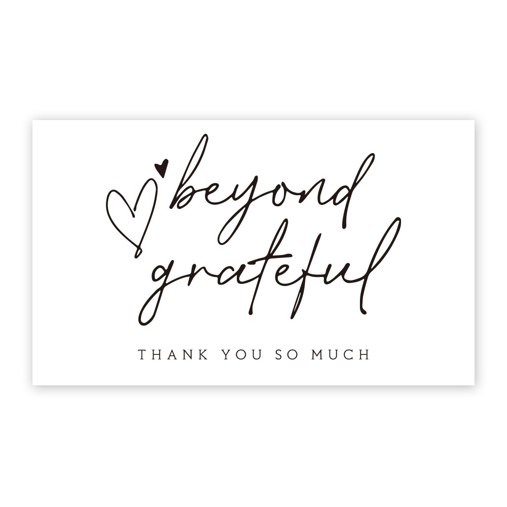 Picture of Amazon Cross-Border Wholesale Pink Thank You Card Coated Paper Card Thank You Gift Card Packaging Card