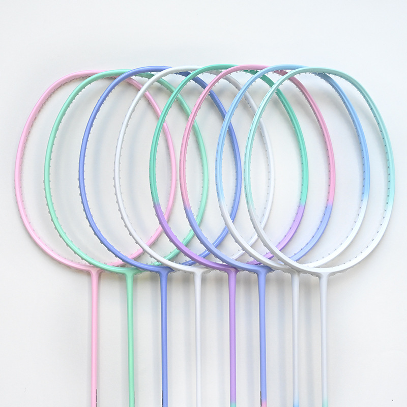 Picture of Factory Wholesale Badminton Racket Ultra-Light Full Carbon Fiber Professional Training 4U Racket Male and Female Student Badminton Racket