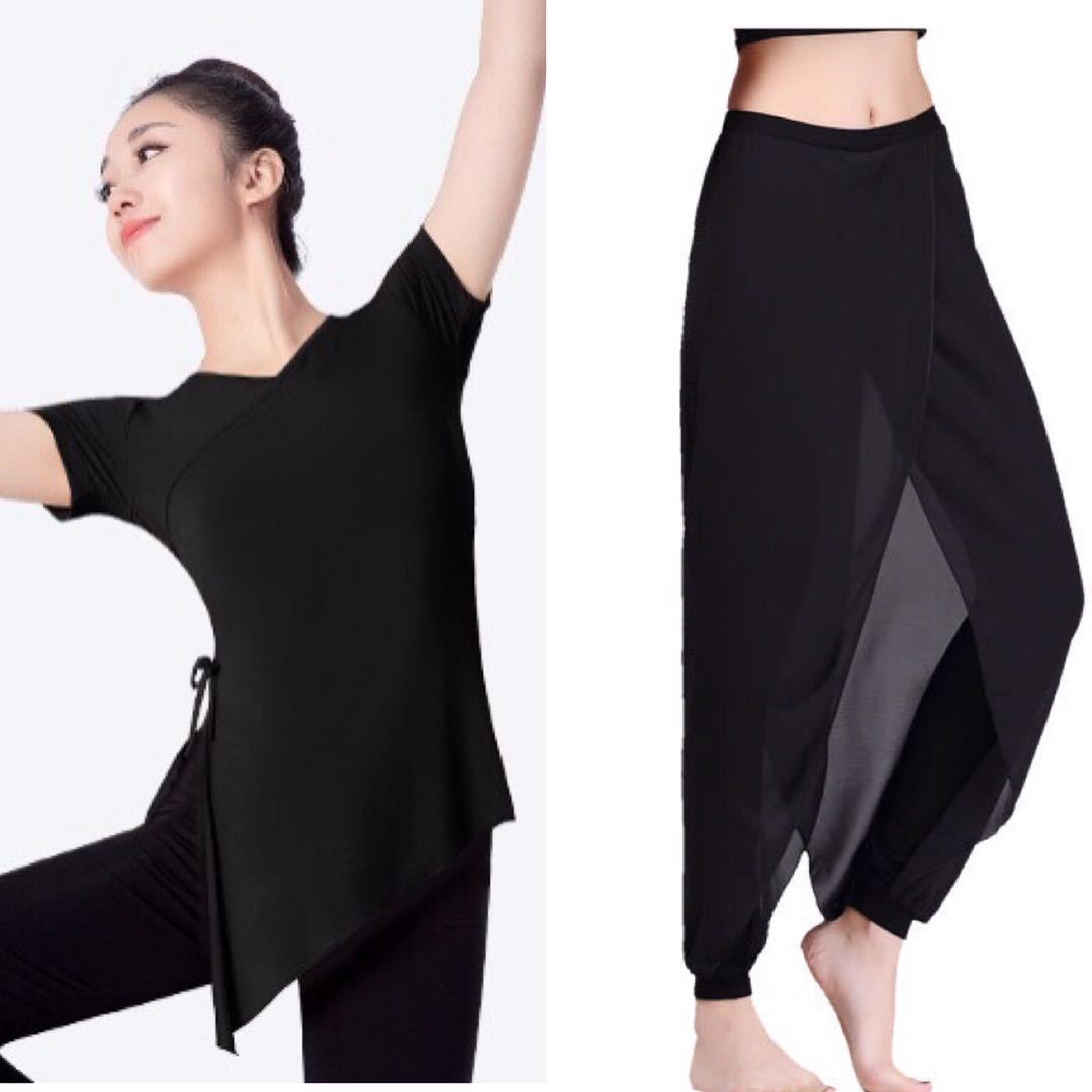Picture of New Dancing Clothes suit Modern Body Classical Folk Dance Elegant Chiffon Fairy Slimming Long Sleeve Dancing Women