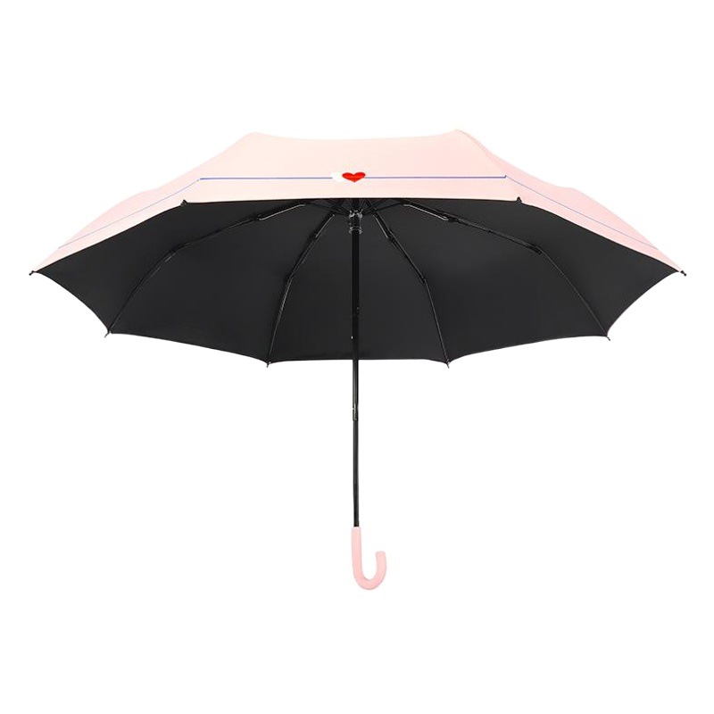 A large number of wholesale sunny umbrella female students folding automatic umbrella sunshade sunscreen UV sun umbrella printable advertising