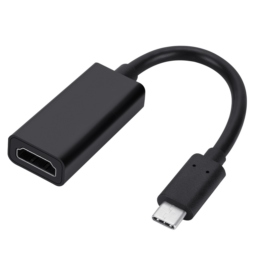 Picture of Aluminum Alloy type-c to hdmi adapter cable 4K HD projection screen mobile phone laptop to large screen converter