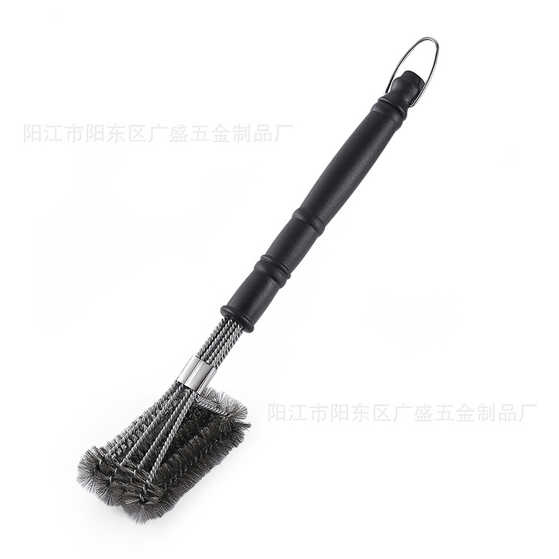 Picture of BBQ cross-border cleaning barbecue brush steel wire brush barbecue grill net Brush grill steel wire brush cleaning brush barbecue tools