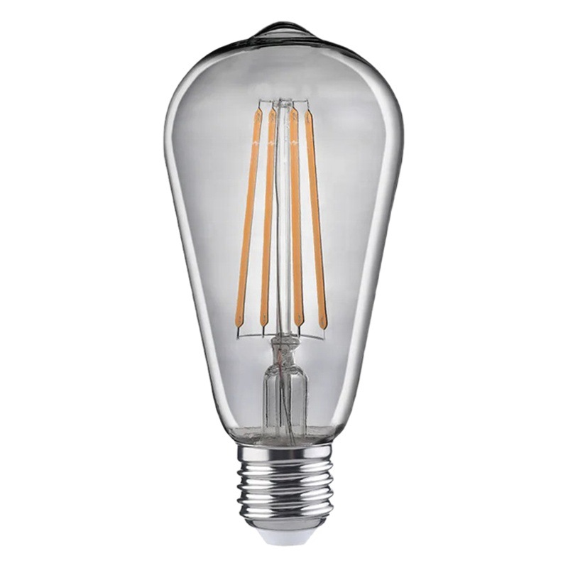Cross-Border Supply of Led Filament Lamp St64 Edison Retro Energy-Saving Bulb E27 Screw Drop-Shaped Decorative Lamp
