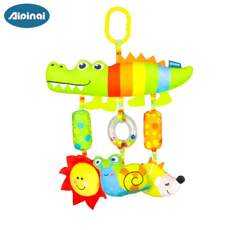 Picture of New color baby car hanging toys cartoon animal wind chimes car hanging baby comfort bed hanging wholesale spot