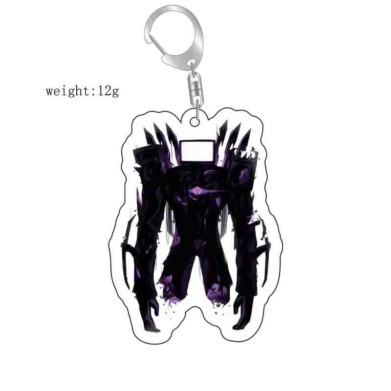 Picture of Cross-border new toilet man keychain skibidi toilet monitor Man TV man creative killer pendant batch