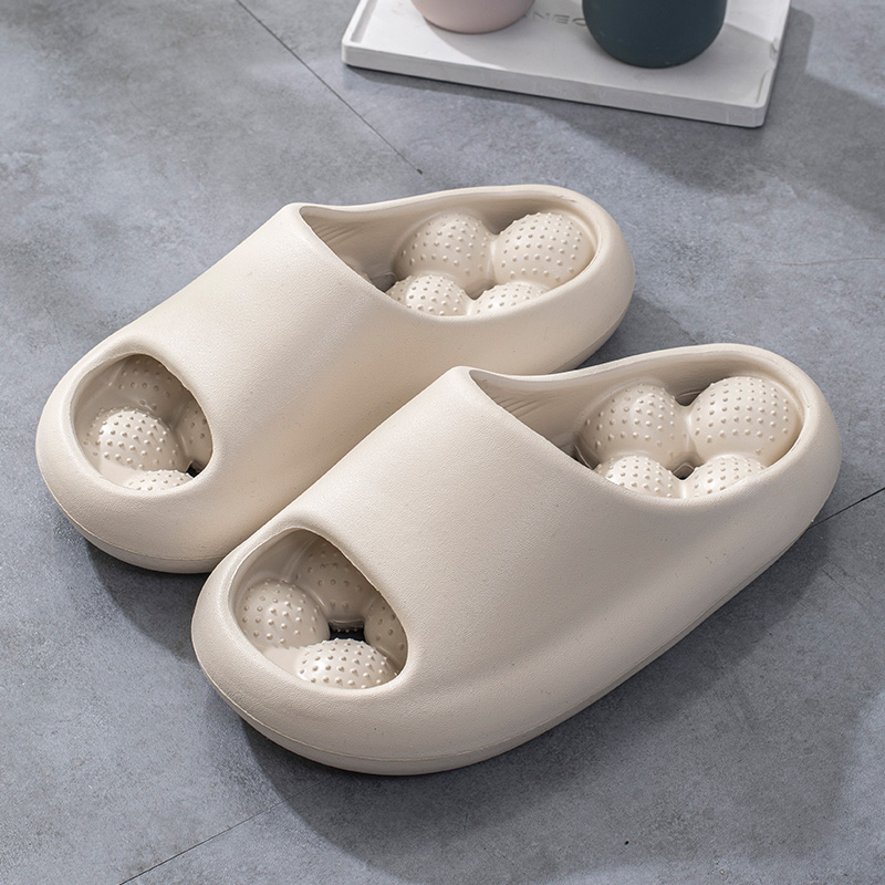 Picture of Slip-on Slippers Men's Indoor Home Toilet Bathroom Bath Quick-drying Leakage Massage Non-slip Slippers for Women