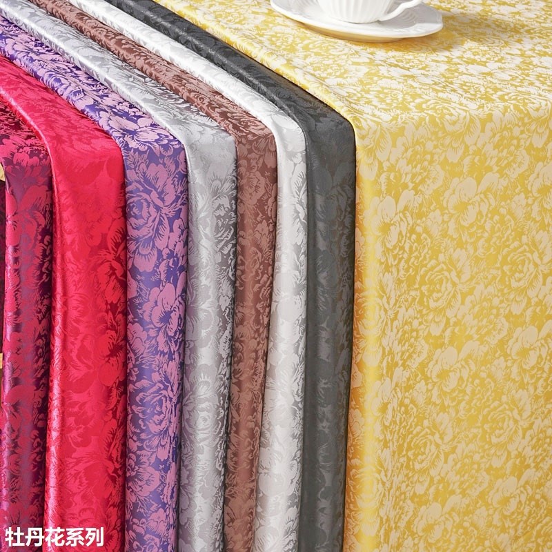 Imitation Acetate Stretch Women's Clothing Fabric Dress Han Dynasty Imitation Makeup Flower Jacquard Fabric Soft Glossy Yarn-Dyed Jacquard Fabric