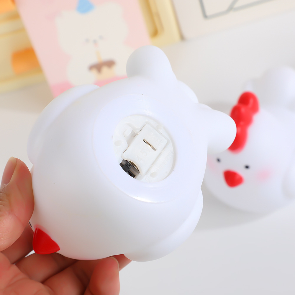 Picture of Creative Cartoon Chick Night Light Home Bedroom Bedside Sleep Night Light Dormitory Atmosphere Light Children's Luminous Toys