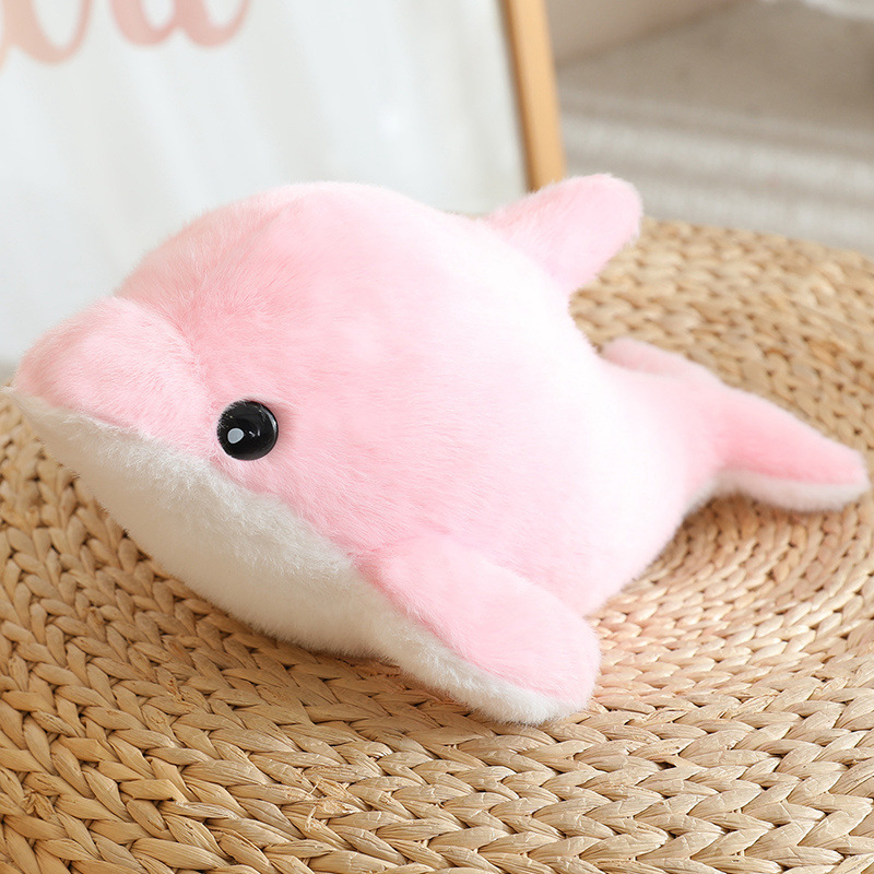 Picture of Little Beluga Sea Animal Plush Toy Dolphin Shark Killer Whale Doll Children's Gift Grasp Wedding Doll