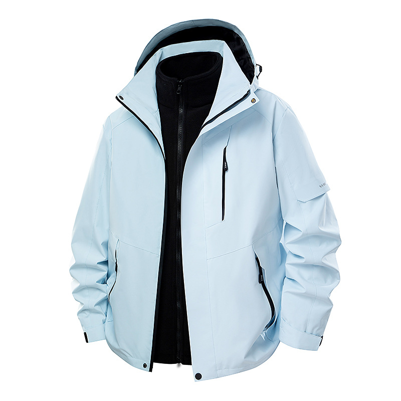 Picture of New outdoor assault jacket three-in-one water-repellent detachable outdoor mountaineering travel jacket for men and women cross-border