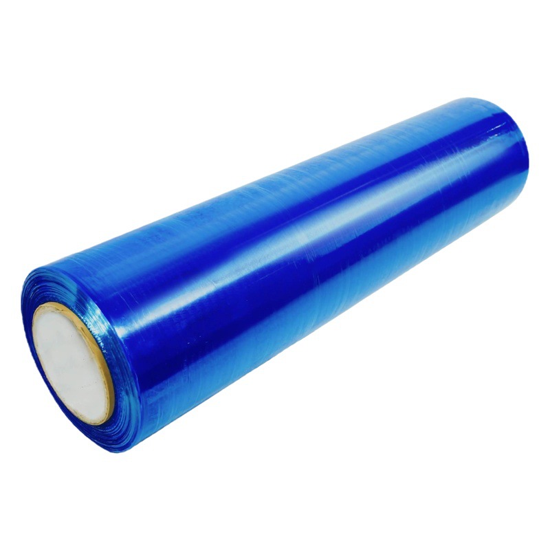 Blue wrapping film packaging film stretch film packaging film industrial PE logistics Film self-adhesive wholesale manufacturers