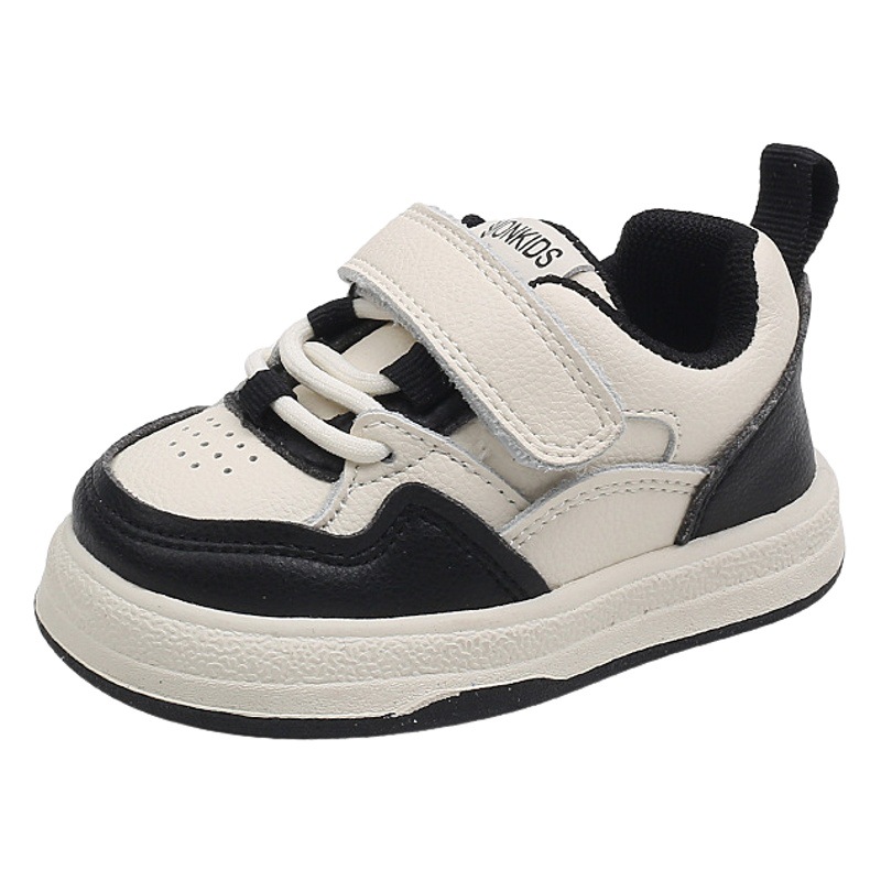 Baby's Toddler Shoes Soft Sole Non-slip Spring and Autumn 1-2 Year-old Boys and Girls sneaker Shoes Single Shoes White Shoes