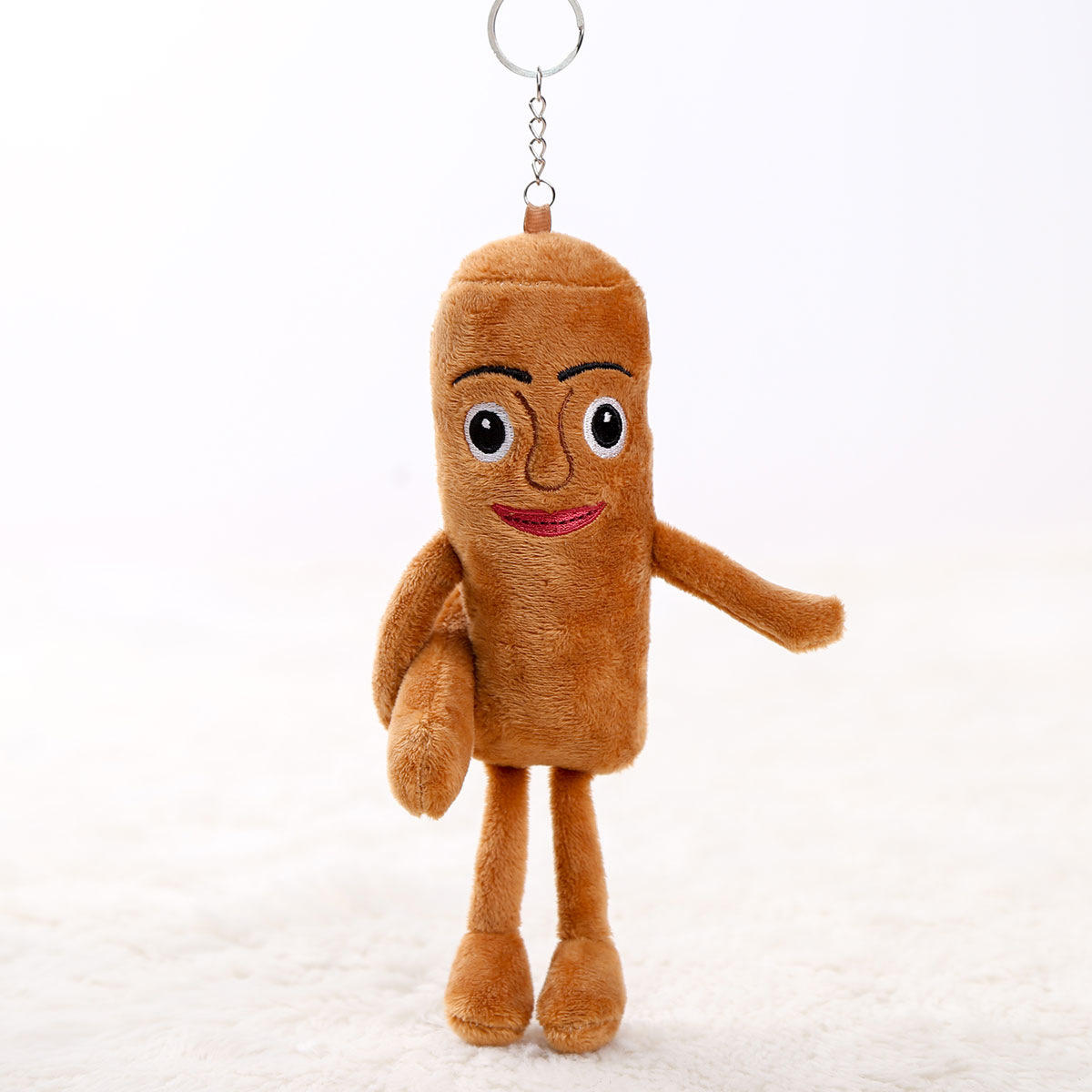 Picture of Ai Shan Hai Jing Tungtung Tungsahur Cross-Border Doll Toy Wooden Stick Plush Keychain Small Pendant