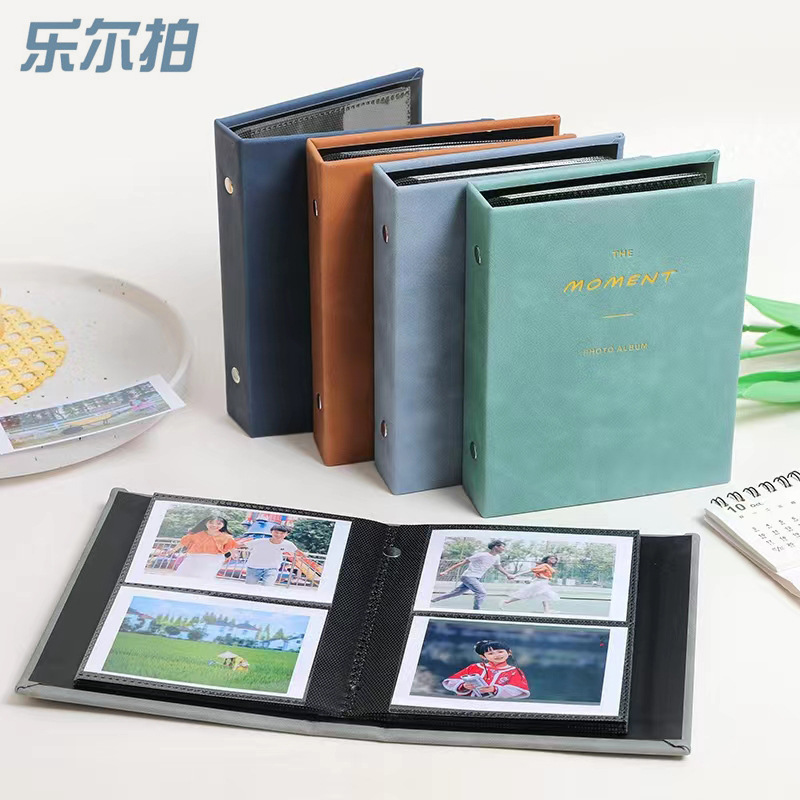 Spot Polaroid 3 inch photo suede photo album movie ticket album small card collection this photo album 64 into the photo album