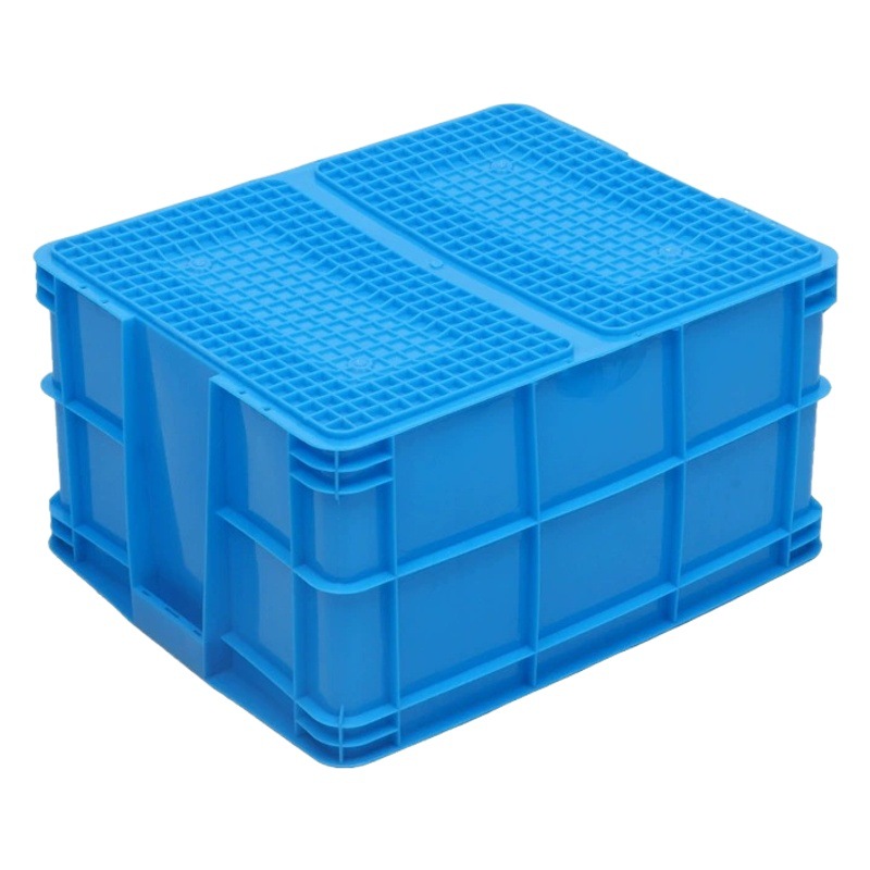 Thickened plastic plastic box 550-300 plastic turnover box blue storage box workshop factory logistics transfer plastic box