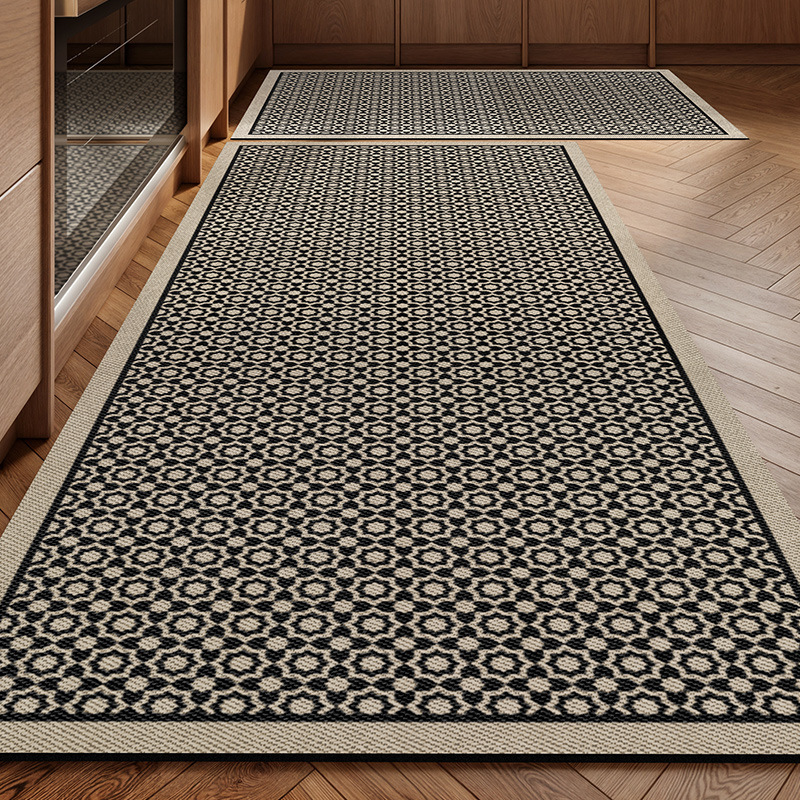Picture of Kitchen Floor Mat Water Absorbent Oil-proof Light Luxury High-level Wash-free Diatom Mud Non-slip Mat Household Door Mat