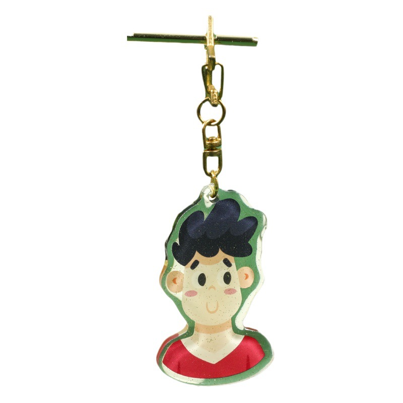 Acrylic Keychain Custom DIY Creative Photo Cartoon Animation Small Gift Star Peripheral Stand Customization