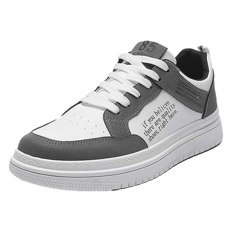 Men's Sneakers Spring and Summer New Versatile Low-Top Flat White Shoes Men's Korean Fashion Casual Breathable Sports Shoes