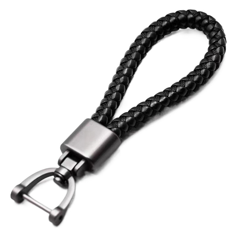 New Car Key Chain Woven Belt Car Home Multi-Purpose Key Rope Shell Anti-Lost Accessories Key Chain Pendant Wholesale