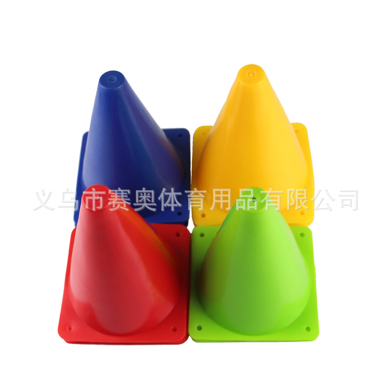 Picture of Wholesale 18cm Football Sign Bucket Sign Cone Road Sign Barricade Training Cone Obstacle Soccer Training Sign Barricade