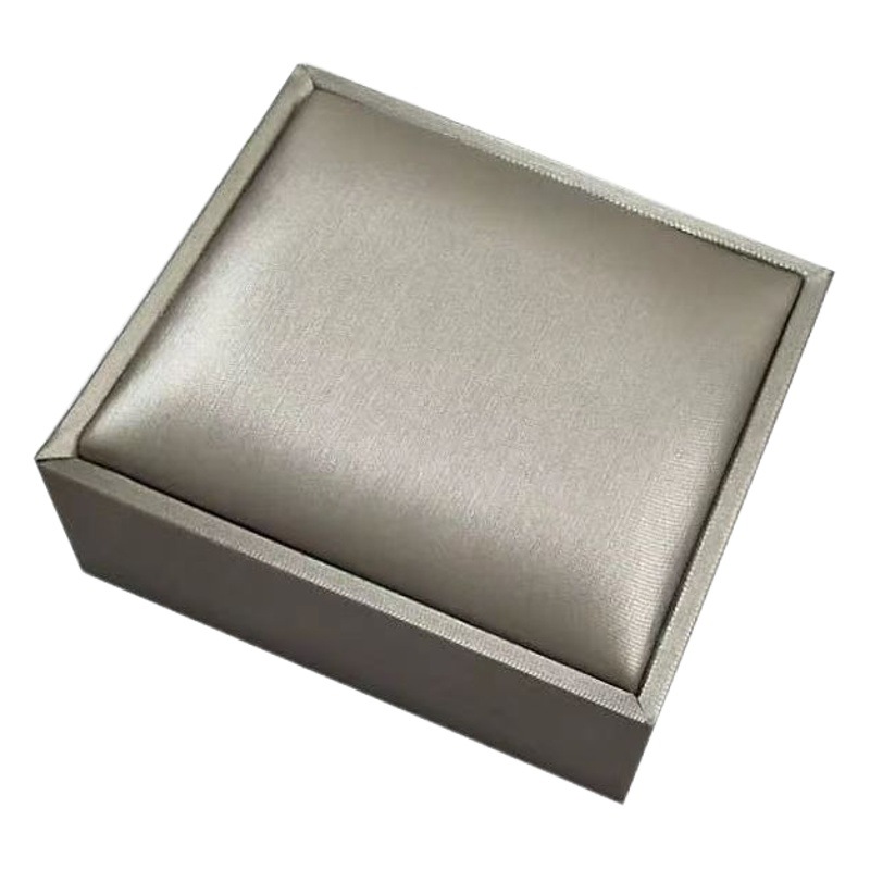 High-end brushed PU leather necklace pendant ring jewelry box jewelry storage box packaging gift box single ring