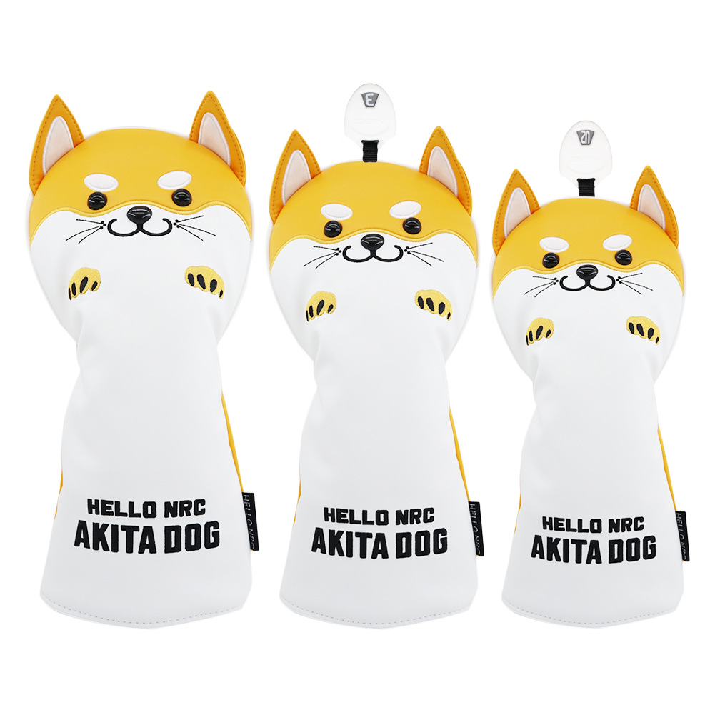 Picture of Factory wholesale Korea cross-border Golf Club cover protective cover iron cover wood dog outdoor sports accessories Black