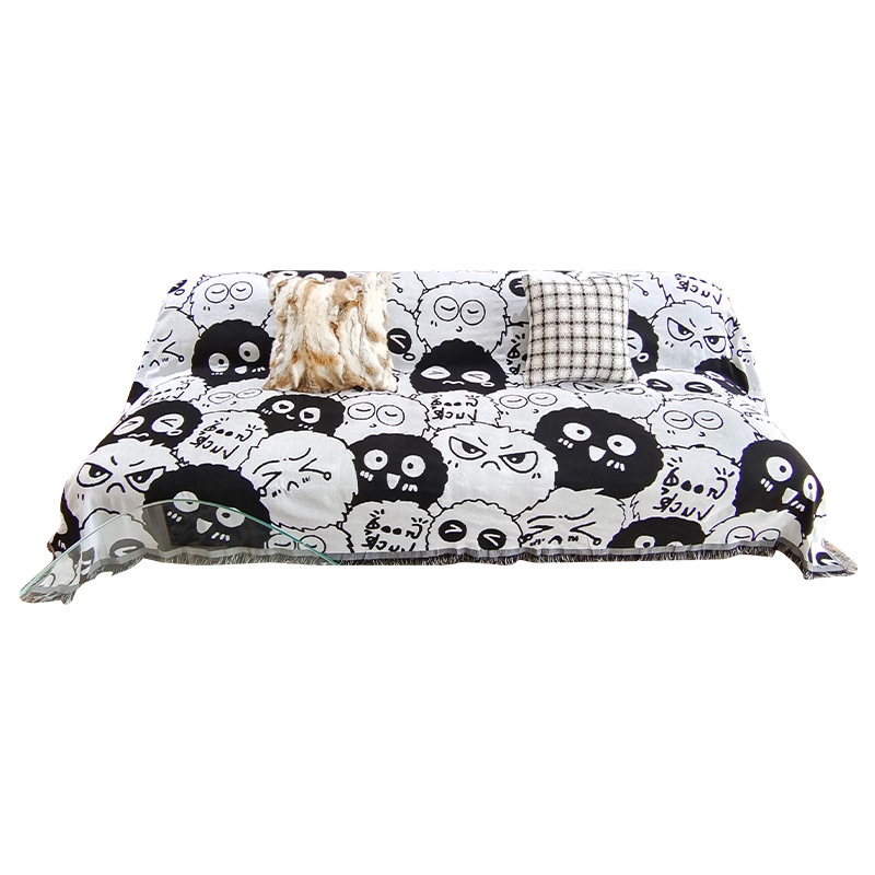 Picture of Nordic Ins Style Sofa Towel Full-cover Cloth One-piece Sofa Cushion Camping Blanket Full-cover Universal Cover Towel Sofa Cover