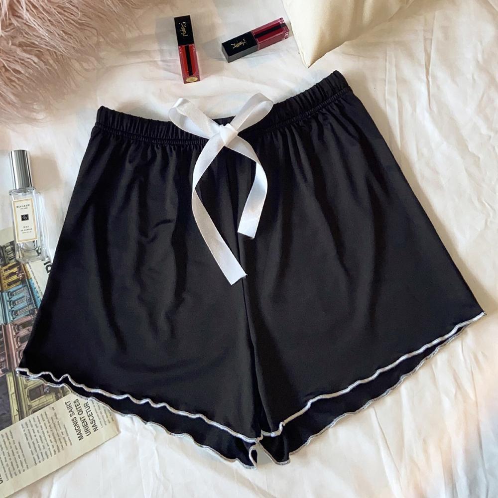 Amazon cross-border foreign trade new home pajamas comfortable Ribbon pants shorts Europe and the United States Southeast Asia ebay generation