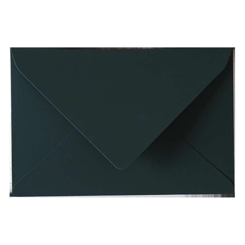Dark Green Letter Paper Set Retro Style Love Letter Chinese Style Kraft Paper Special Paper Invitation Fire Paint Touch Letterhead