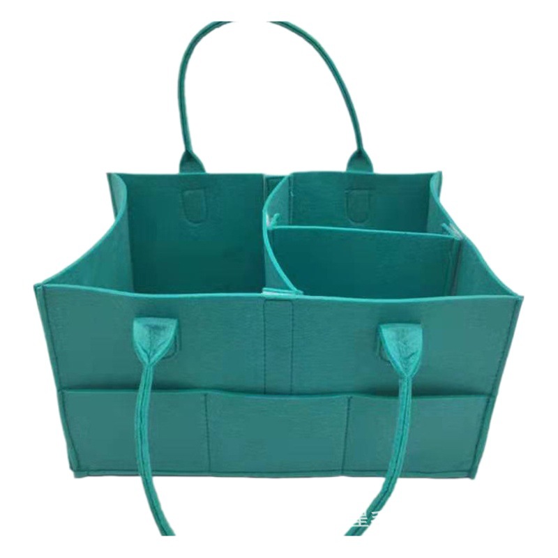 Felt diaper storage bag baby diapers diaper bag mummy travel cosmetics storage bag