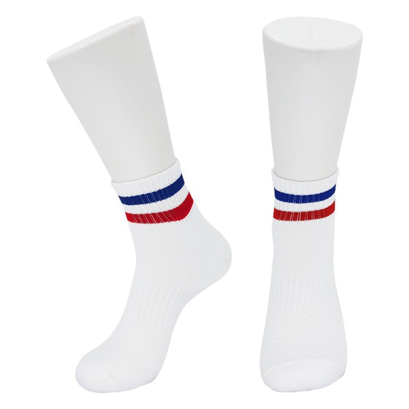 Cross-Border Wholesale Autumn and Winter Thin Socks for Women, Mid-Length Men's Breathable Sweat-Absorbent Children's Adult Business Casual Socks for Men