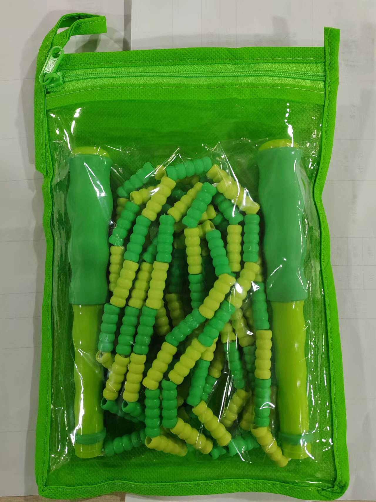 Picture of New Children's Bamboo Skipping Rope Wholesale Primary School Students Kindergarten Special Adjustable Skipping Rope Beginners Signature Skipping Rope