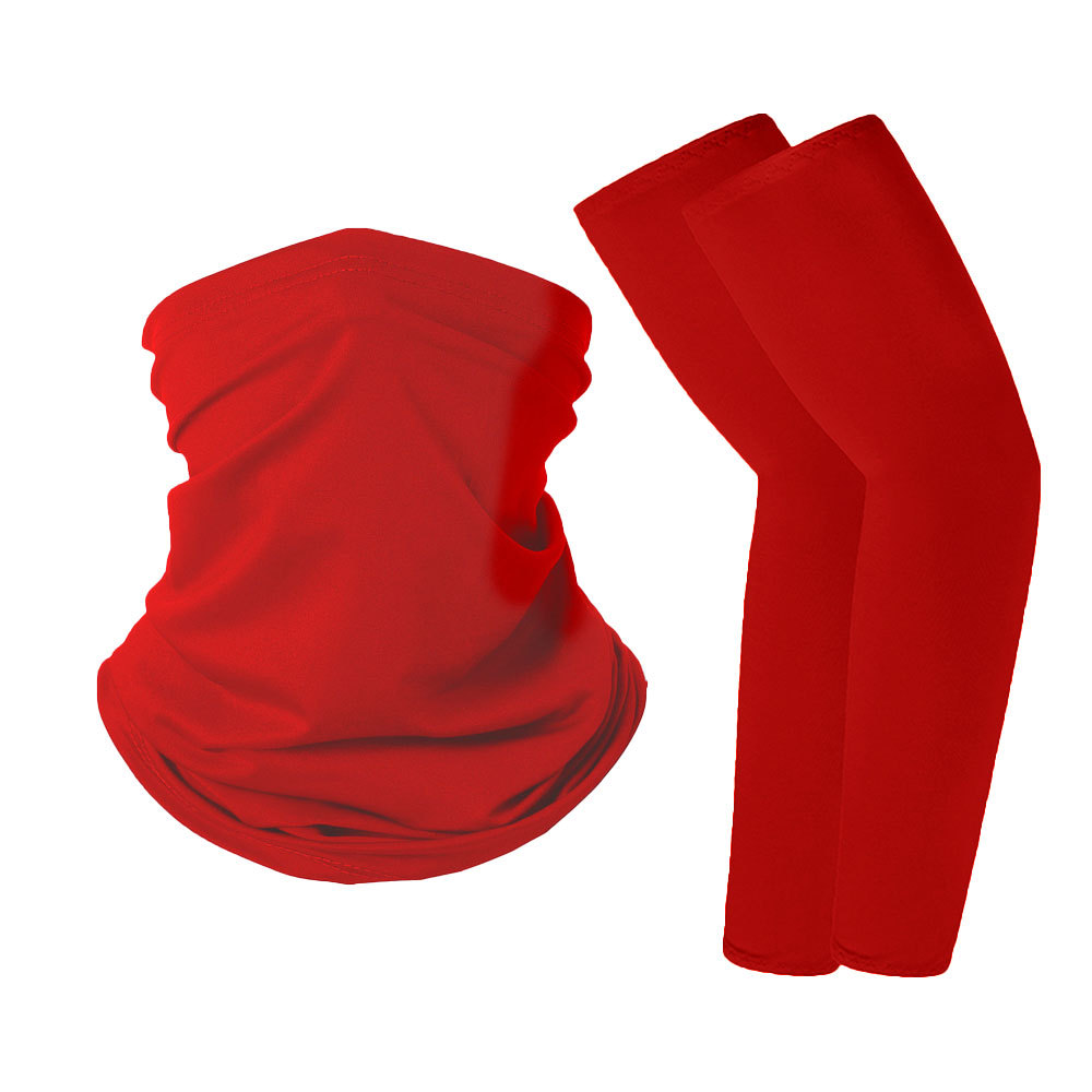 Picture of Ice Silk Sun Protection Sleeves Magic Headscarf Set Summer Sun Protection Cycling Sports Outdoor Equipment Combination Spot Wholesale