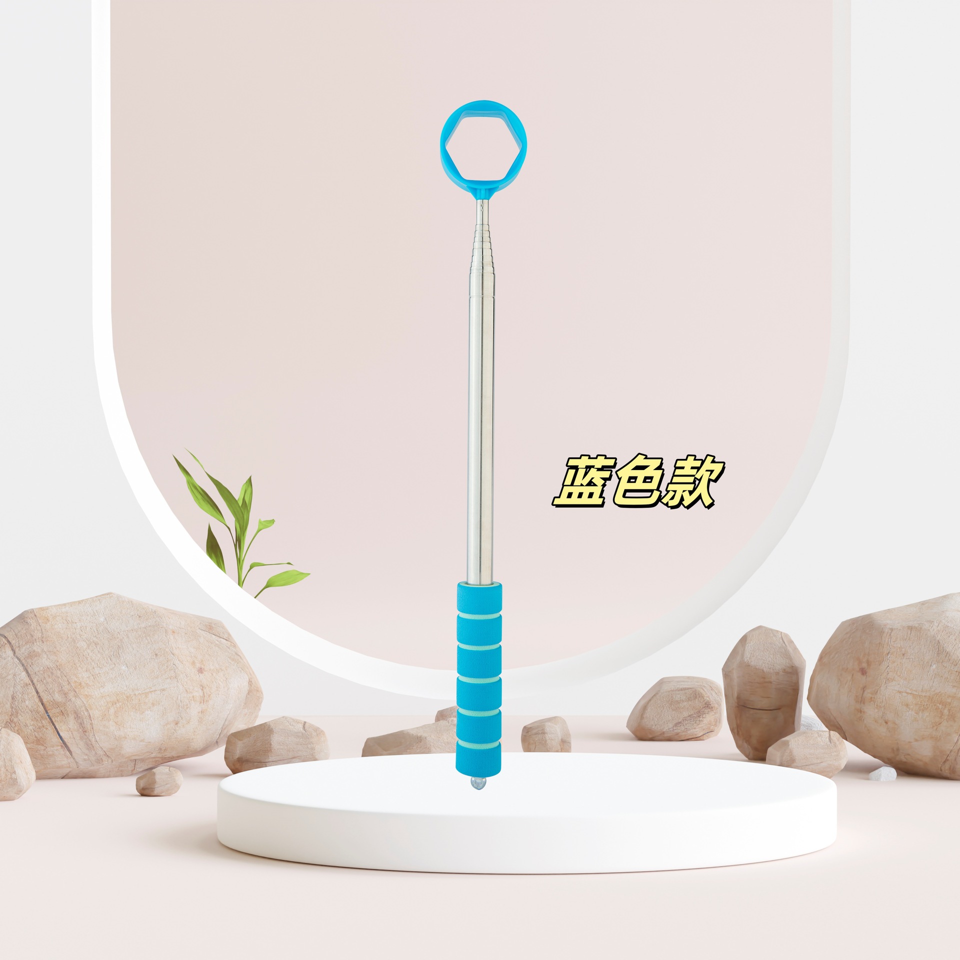 Picture of Golf Stainless Steel Ball Retriever Antenna, Extendable Golf Club Retriever, Golf Supplies