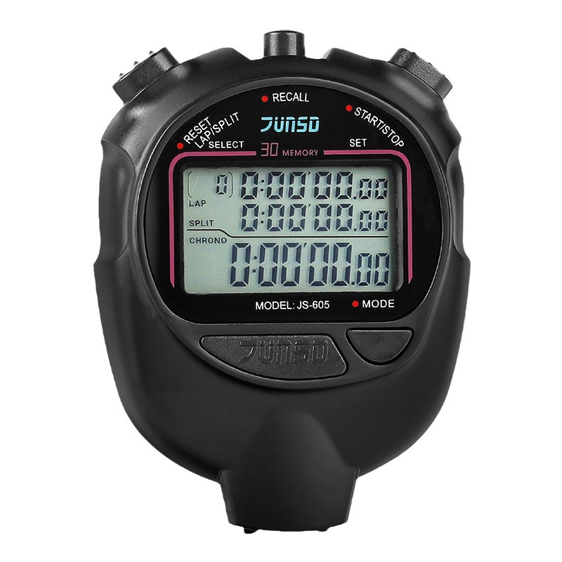 Picture of Junsida 605 Electronic Stopwatch 607 Fitness Competition Special Sports 609 Track and Field Professional Countdown Timer