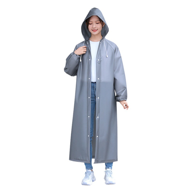 Non-Disposable Eva Raincoat for Adults Thickeneded Travel Outdoor Cycling Portable Poncho Hiking Raincoat Wholesale
