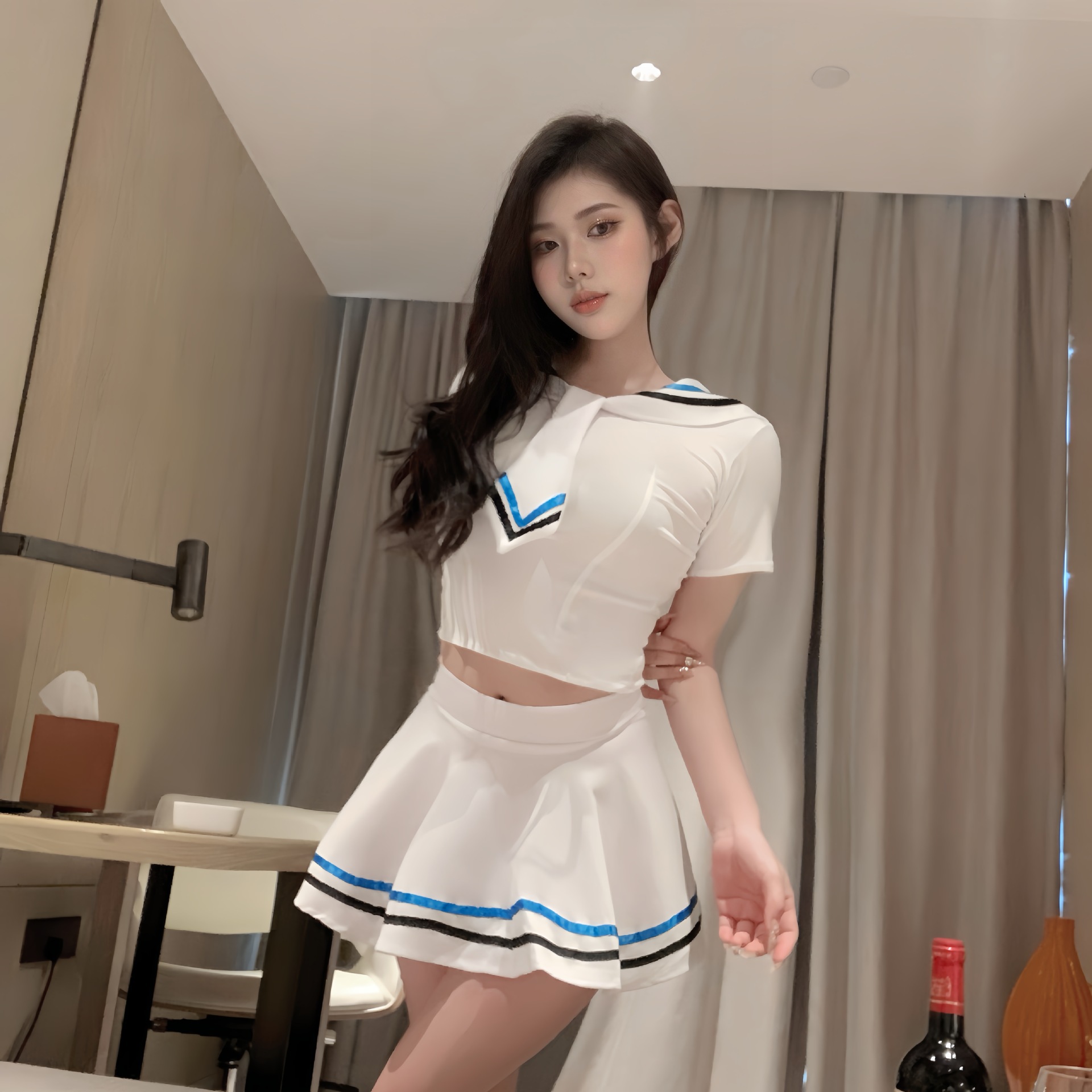 Night fun erotic underwear feminine sense pure student JK sailor suit uniform temptation passion hot underwear wholesale