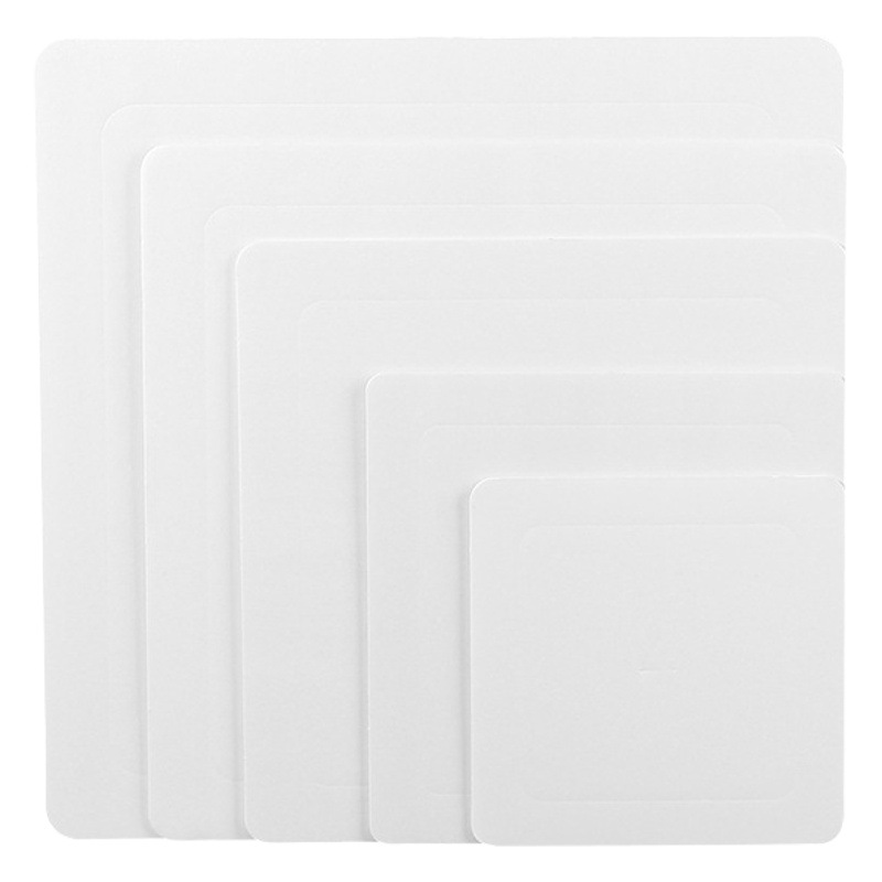 Wholesale round square 4/6/8/10/12 inch white cake tray Mu Si cake paper pad birthday cake box bottom