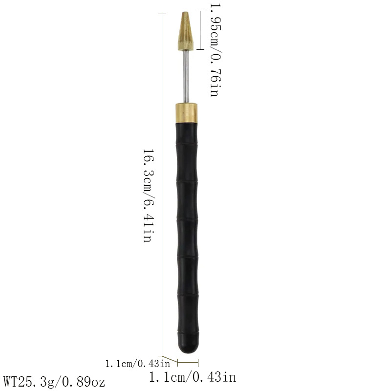Picture of Leather Tool Edge Oil Tool Edge Oil Pen Sandalwood Handle Edge Oil Pen Leather Edge Oil Pen Oil Edge Tool