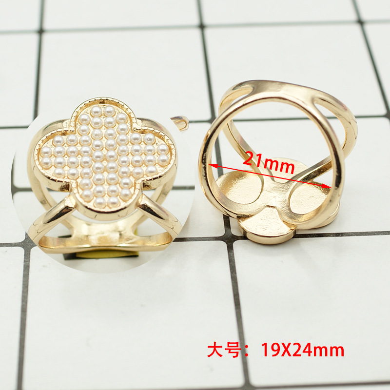 Picture of South Korea multi-functional scarf buckle high-grade Pearl fashion new Camellia windbreaker belt buckle high-end jewelry wholesale