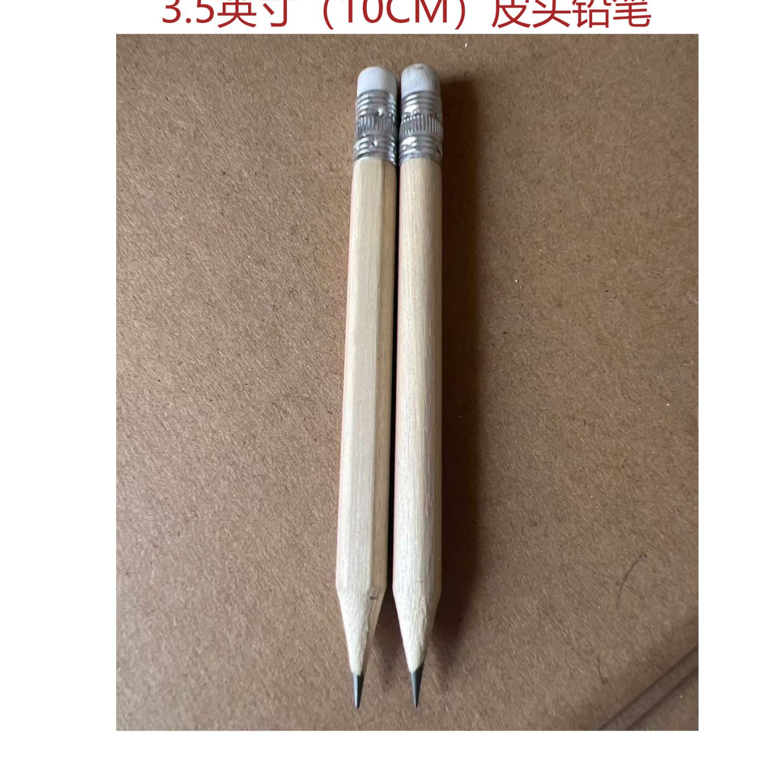 Picture of Log Short Pencil with Eraser Golf Pencil Hexagonal Round Club Hotel Conference Pencil