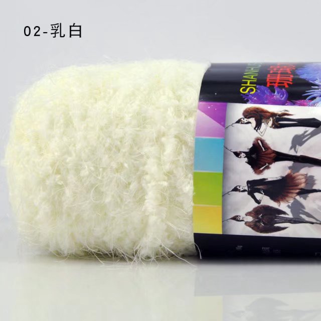 Picture of Coral Mink Velvet Wool Phoenix down Long Hair Imitation Fur Wool Thread Hand Knitted Stick Needle Baby Kidsren Outwear Thread Cross-Border