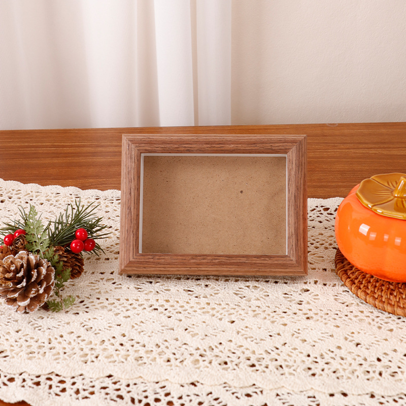 Picture of Mini Song Jin Hard Card Calligraphy Photo Frame Table Rice Paper Desktop Decorative Picture Frame diy Wenchuang Handwritten Calligraphy Ornaments
