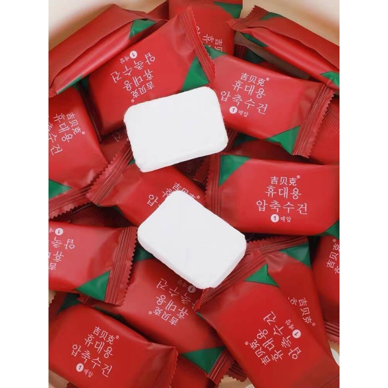 Picture of Disposable compressed towel pure cotton thickened extra large cleansing towel face towel cleansing cotton portable travel clothes for travel